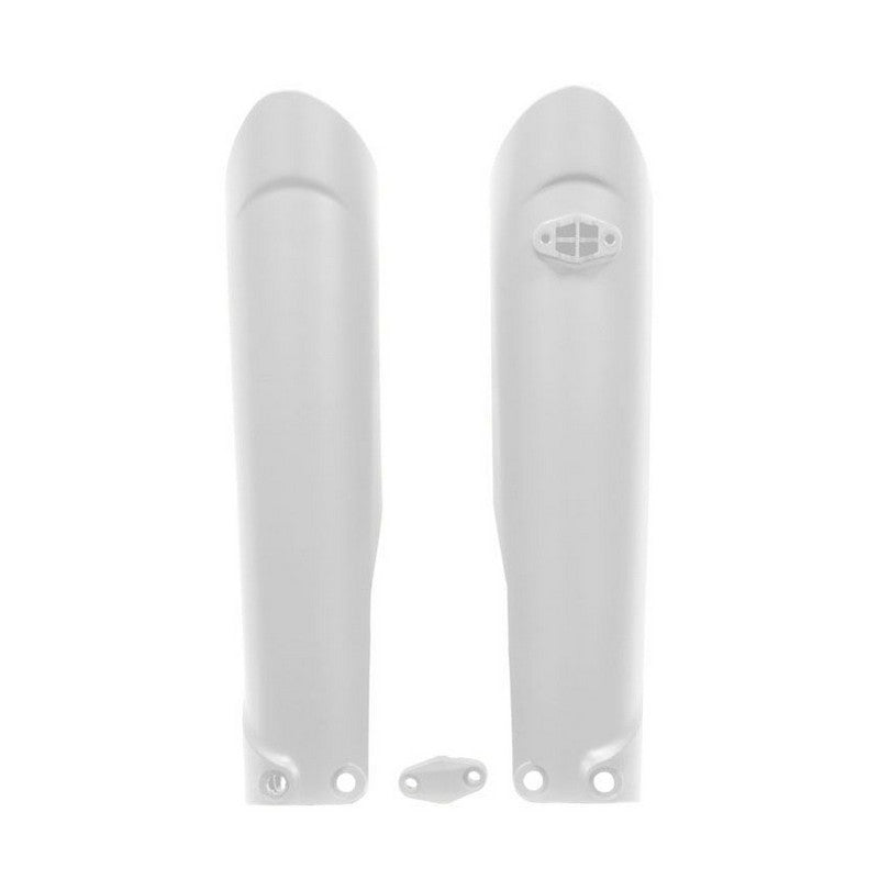 Rtech Fork Guards - KTM GasGas 125-500 - White