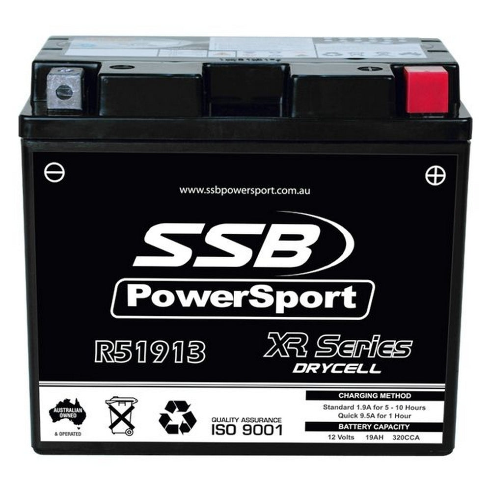 SSB R51913 XR Series AGM Motorcycle Battery - 51913