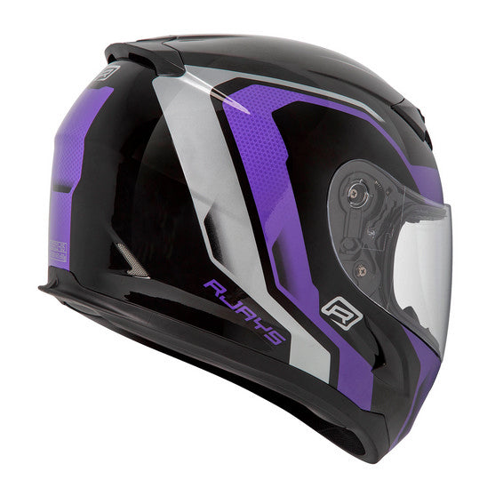 RJAYS GRID Helmet - Gloss Black/Purple