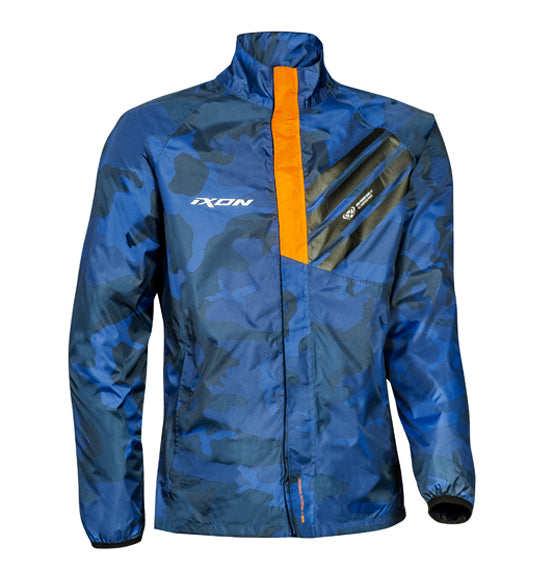 Ixon Stripe Over Jacket Navy/Camo/Orange