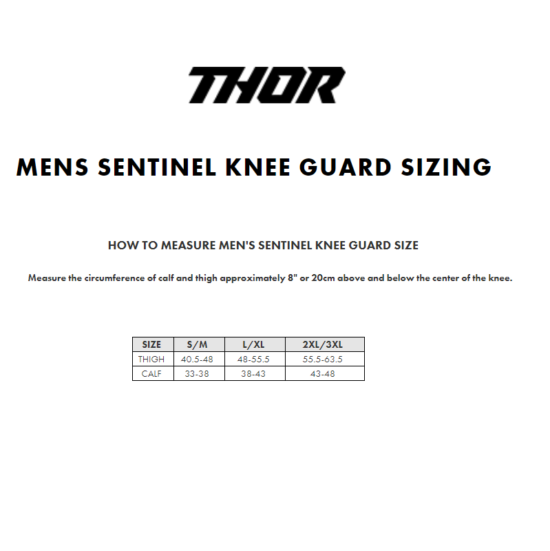 Thor Sentinel Adult Knee Guards - LTD BLACK
