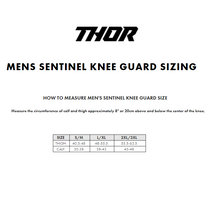 Load image into Gallery viewer, Thor Sentinel Adult Knee Guards - LTD BLACK
