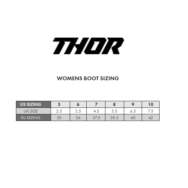 Thor Adult Ladies XP Blitz MX Boots - Black White