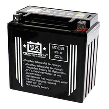 Load image into Gallery viewer, USPS : US14L - HD883/1200 : AGM Motorcycle Battery