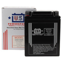 Load image into Gallery viewer, USPS : YTX14AHBS - YB14B2 - YB14A2 : AGM Motorcycle Battery