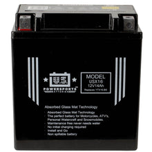 Load image into Gallery viewer, USPS : UBUSX16 - YTX16BS - UBUS16 - YTX20CHBS : AGM Battery