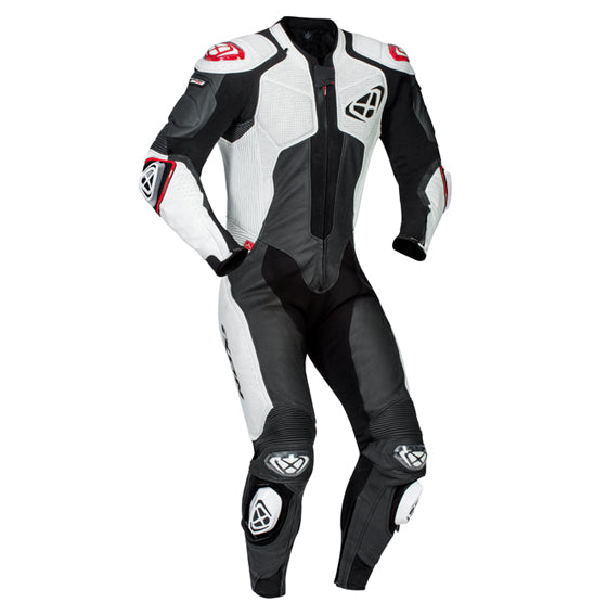 Ixon Vendetta Evo 1 Piece Race Suit - Black/White