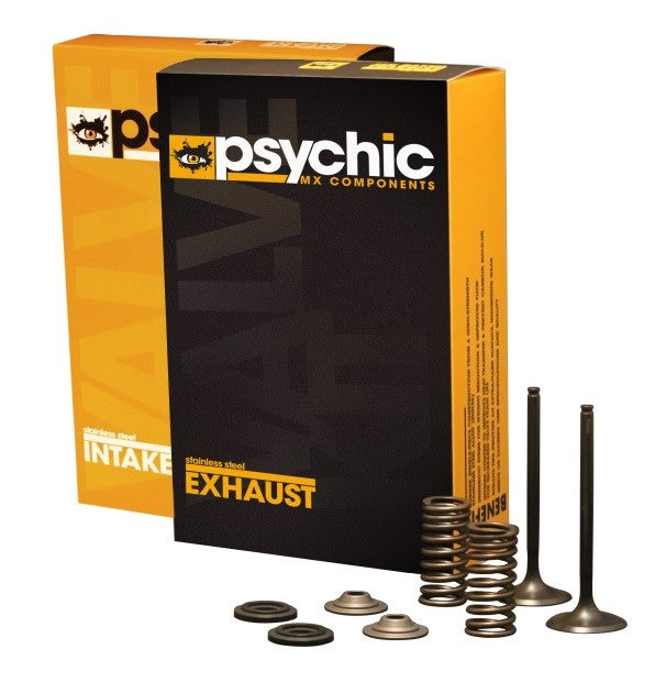Psychic Steel Inlet Valve Spring & Retainer Kit - YAMAHA YZ450F 14-17