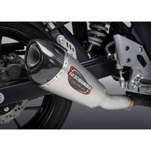 Load image into Gallery viewer, YM-11260BP520 - Yoshimura Alpha T Works Finish Street Series Slip-On (in stainless/stainless/carbon fibre) for 2018 Suzuki GSX250R