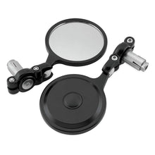 Load image into Gallery viewer, MIR922 Bar End Mirrors Black