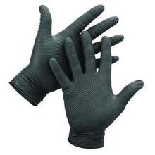 Load image into Gallery viewer, Black Diamond Textured Nitrile Gloves
