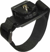 Load image into Gallery viewer, Midland XTC-200 Action Camera has three types of mounts available separately - adhesive helmet mount, strap helmet mount and handlebar mount (pictured is the strap mount)