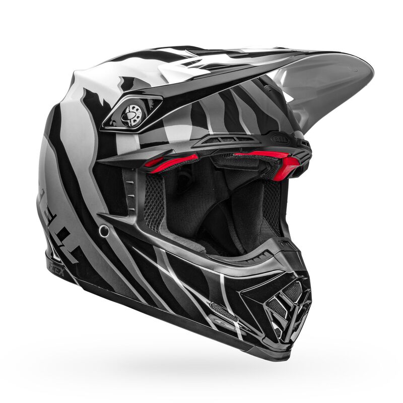 Bell Moto-9S Flex Helmet - Claw Gloss Black/White