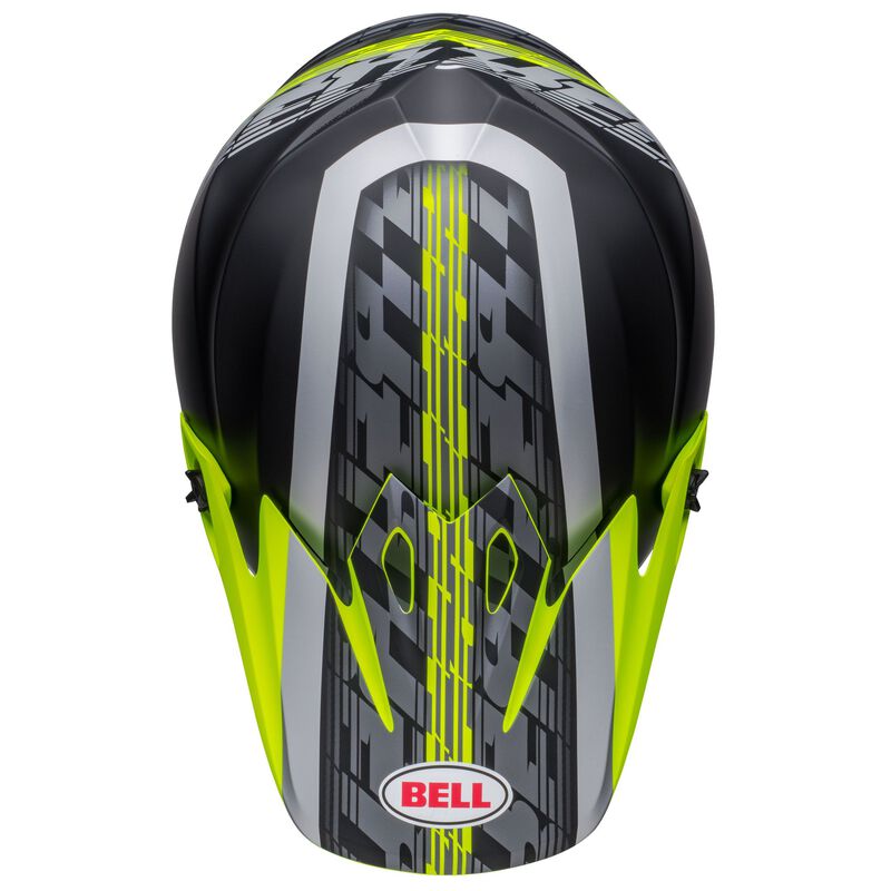 Bell MX-9 MIPS Adult MX Helmet - Offset Matt Black/Hi-Viz