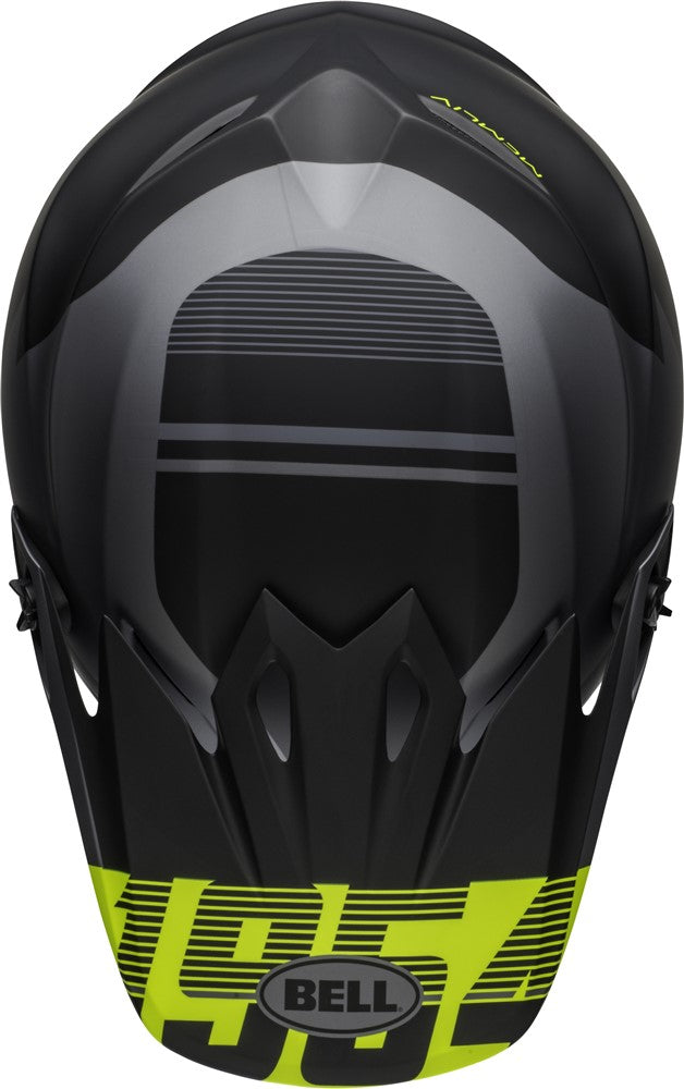 Bell MX-9 MIPS Peak - Strike Matt Gray/Black/Hi-Viz