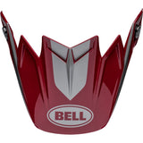 Bell Moto-9S Flex Peak - Ferrandis Mechant Red/Silver