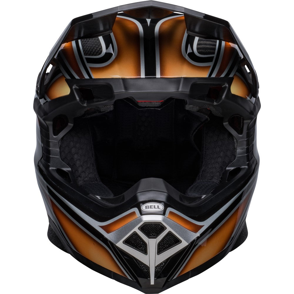 Bell Moto-10 MX Helmet - Spherical Webb Marmot Black/Copper