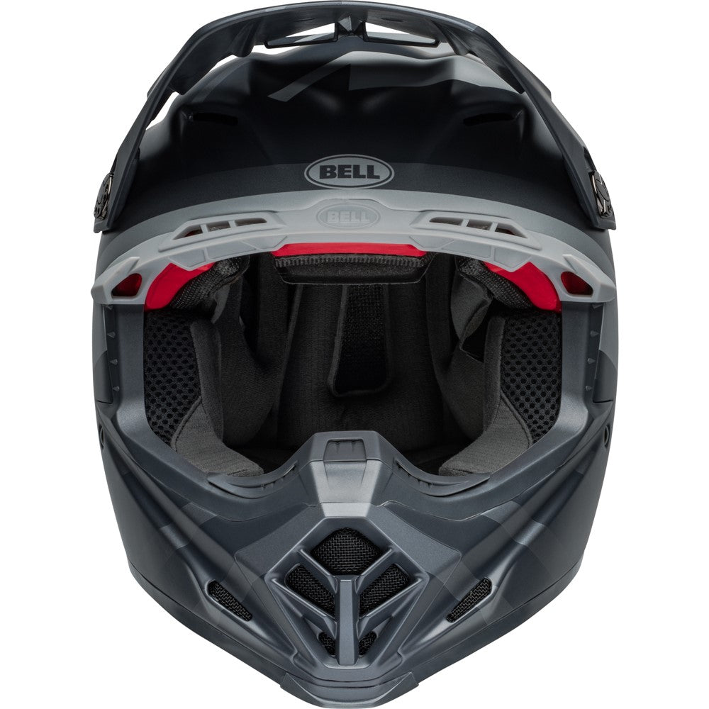 Bell Moto-9S Flex Helmet - Banshee Satin Black/Silver