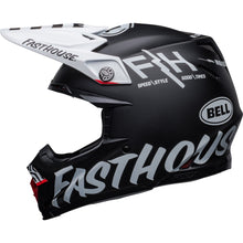 Load image into Gallery viewer, Bell Moto-9S Flex Helmet - Fasthouse Flex Crew Matt Black/White