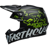 Bell Moto-9S Flex Helmet - Fasthouse MC Core Matt Black/Yellow