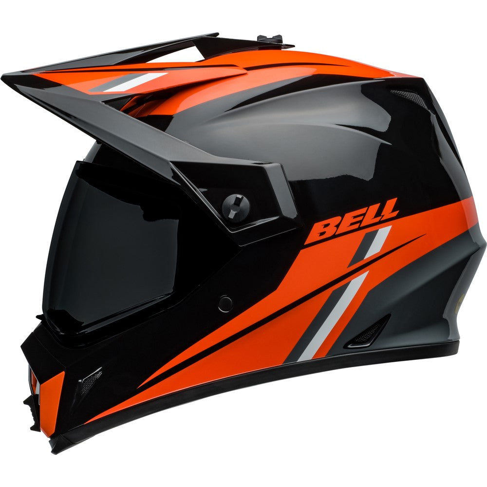 Bell MX-9 Adventure MIPS Helmet - Alpine Gloss Black/Orange