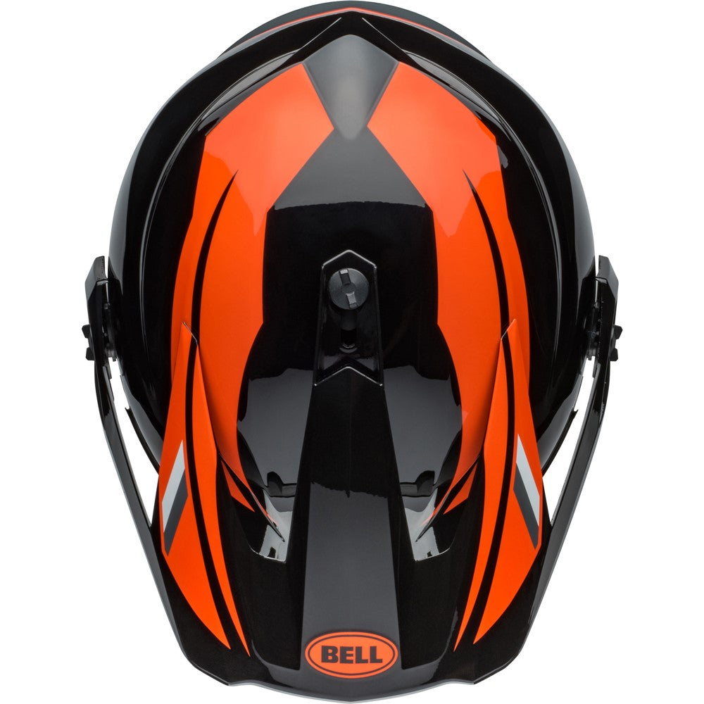 Bell MX-9 Adventure MIPS Helmet - Alpine Gloss Black/Orange