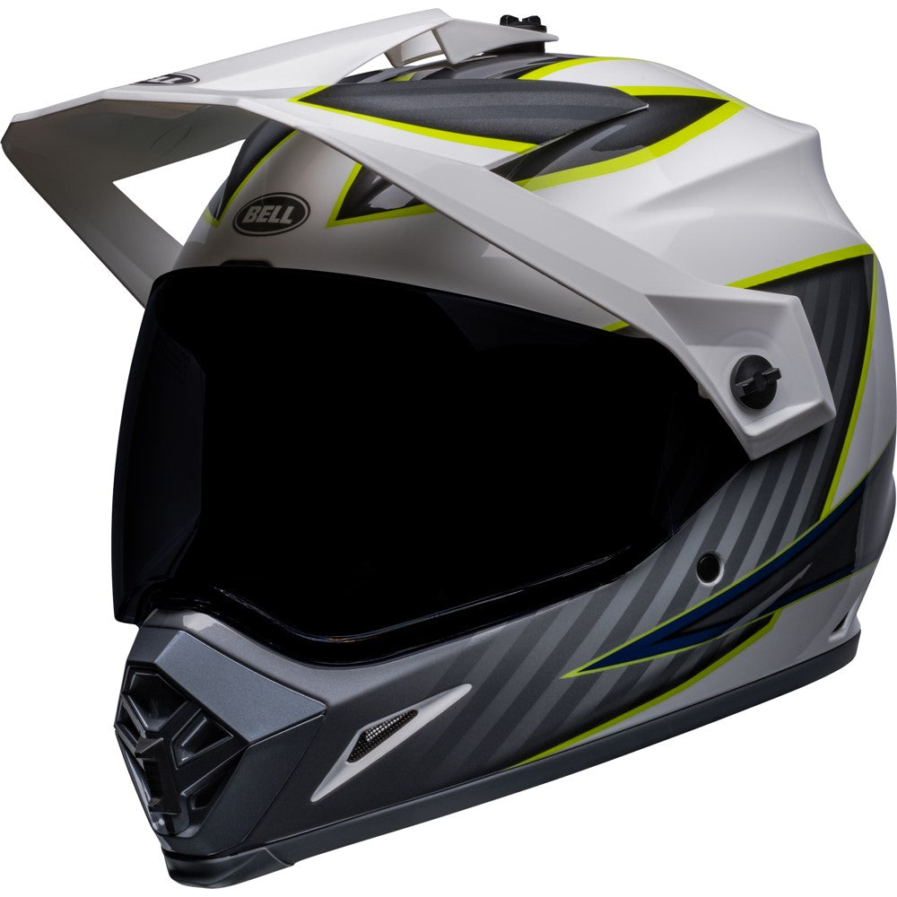 Bell MX-9 Adventure MIPS Helmet - Dalton White/Hi Viz Yellow