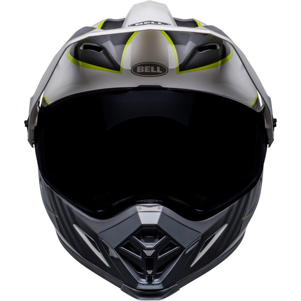 Bell MX-9 Adventure MIPS Helmet - Dalton White/Hi Viz Yellow