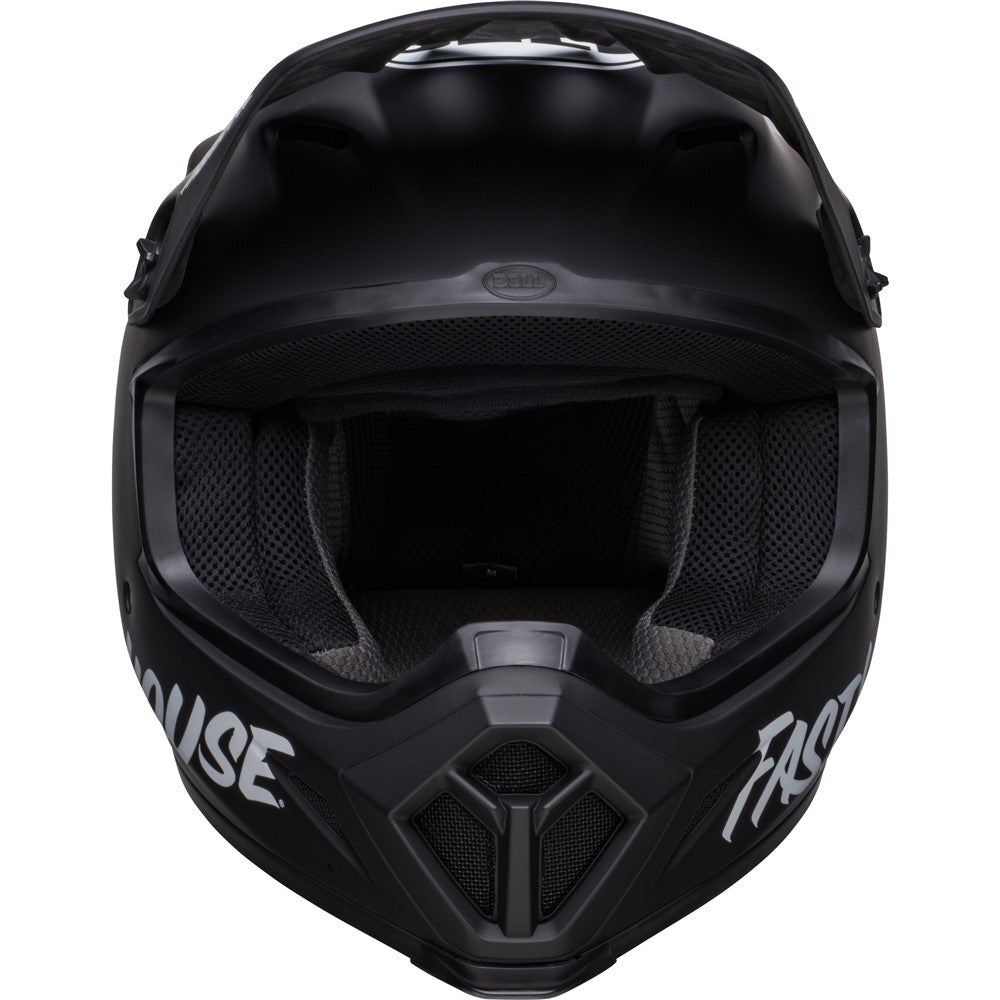 Bell MX-9 MIPS Adult MX Helmet - Fasthouse Prospect Matt Black/White
