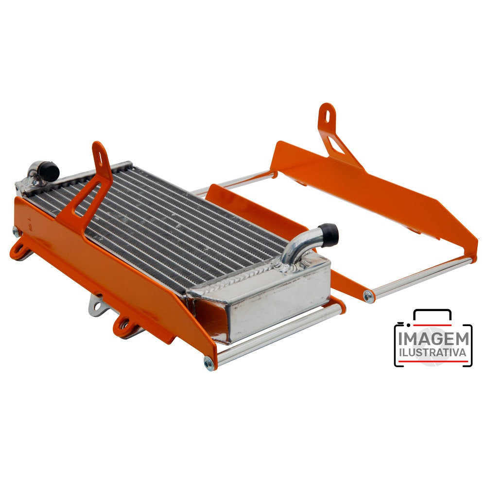 Crosspro Radiator Guards - KTM 07-11 - Orange