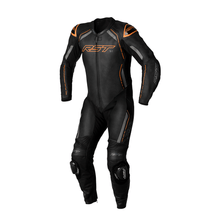 Load image into Gallery viewer, RST S1 LEATHER SUIT [BLACK/GREY/NEON ORANGE]