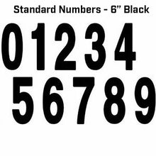 Load image into Gallery viewer, Factory Effex Standard Numbers 6&quot; Black