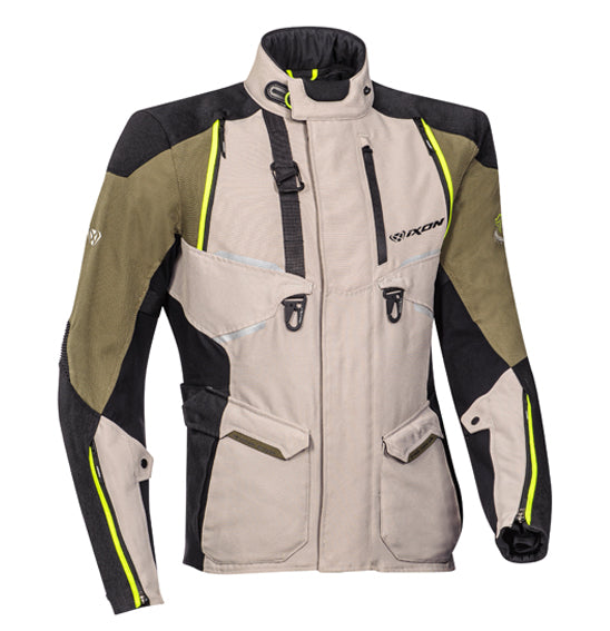 Ixon Eddas Adventure Jacket - Grey/Khaki/Black