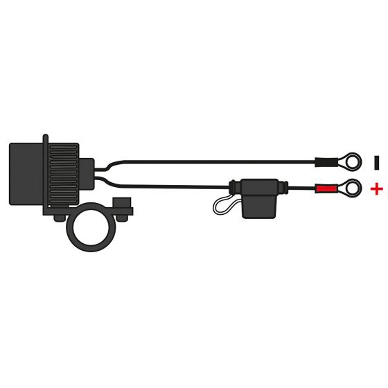 Oxford 12V Standard Plug Socket - 120w - 10amp