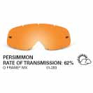 Load image into Gallery viewer, SAMPLE PICTURE - Oakley MX Persimmon traditional lens - for O-Frame MX goggles (OA-01-283) - has a 62% rate of transmission