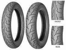 Load image into Gallery viewer, Michelin Pilot Activ Front &amp; Rear Tyres are intended for fitting on medium sized touring bikes and offer an attractive design in a sport tread pattern with a cross ply construction
