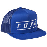 FOX YOUTH PINNACLE SNAPBACK MESH HAT [BLUE]