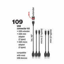 Load image into Gallery viewer, TM-O-109 - OptiMate 0109 USB cable extender and multi adapter kit