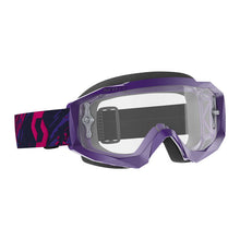 Load image into Gallery viewer, Hustle X MX Goggle Purple/Pink Clear Works Lens