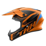 THH Adult Large : T710X MX Airtech Helmet - Orange/Black