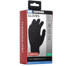 Load image into Gallery viewer, Oxford Thermolite Inner Gloves - Black - Large