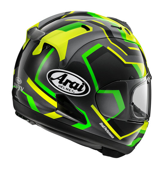 Arai RX-7V Evo Helmet - RSW Fluor Yellow