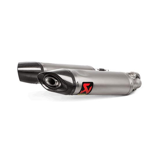 Akrapovic Slip on Titanium Muffler - Aprilia Shiver 900 2017-