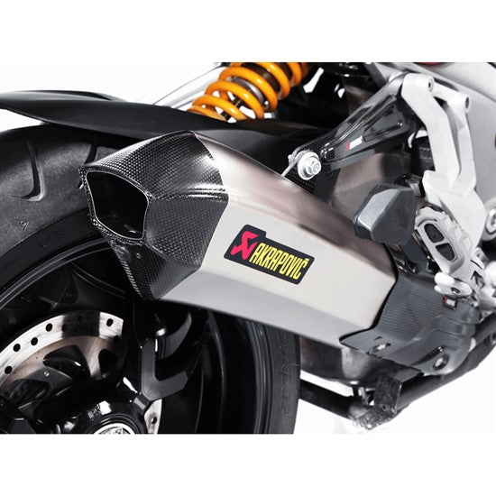 Akrapovic Titanium Slip On Muffler - Ducati MTS1200 15-17