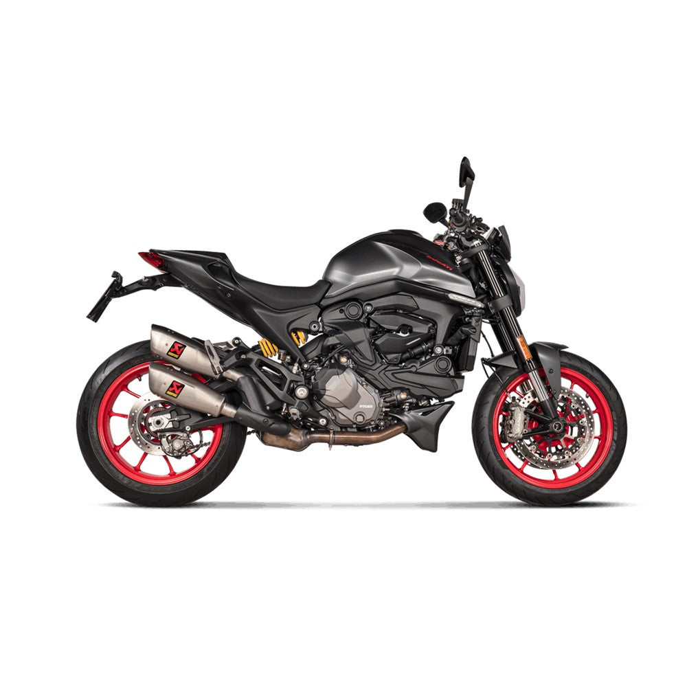 Akrapovic Slip On Titanium Muffler - Ducati Monster 937 2021-22