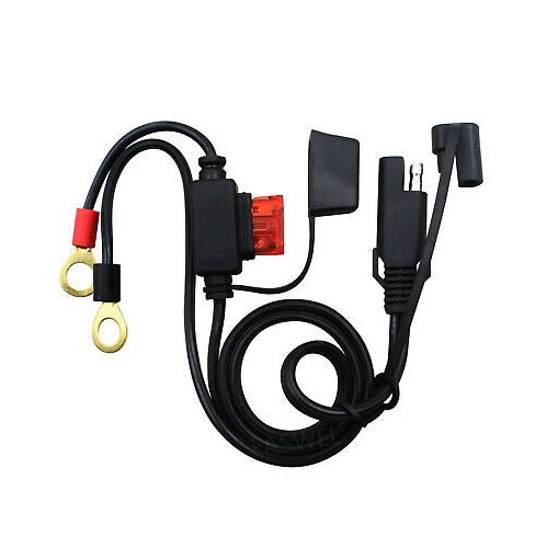 Deltran Battery Tender Fused Ring Terminal Harness Leads 450mm