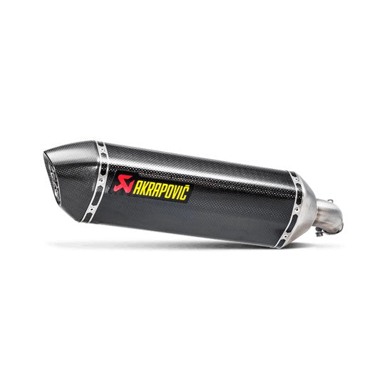 Akrapovic Carbon Slip On Muffler - Suzuki SV650/X