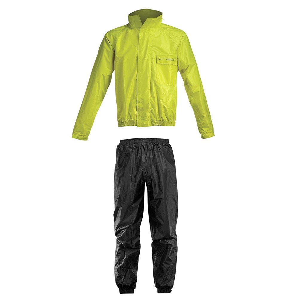 Acerbis 2 Piece Rain Suit - Black / Yellow