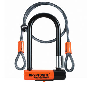 Kryptonite Evolution Mini-7 U-Lock & Flex Cable