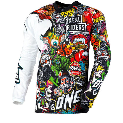 Oneal Mayhem Adult MX Jersey - Crank Black / Multi
